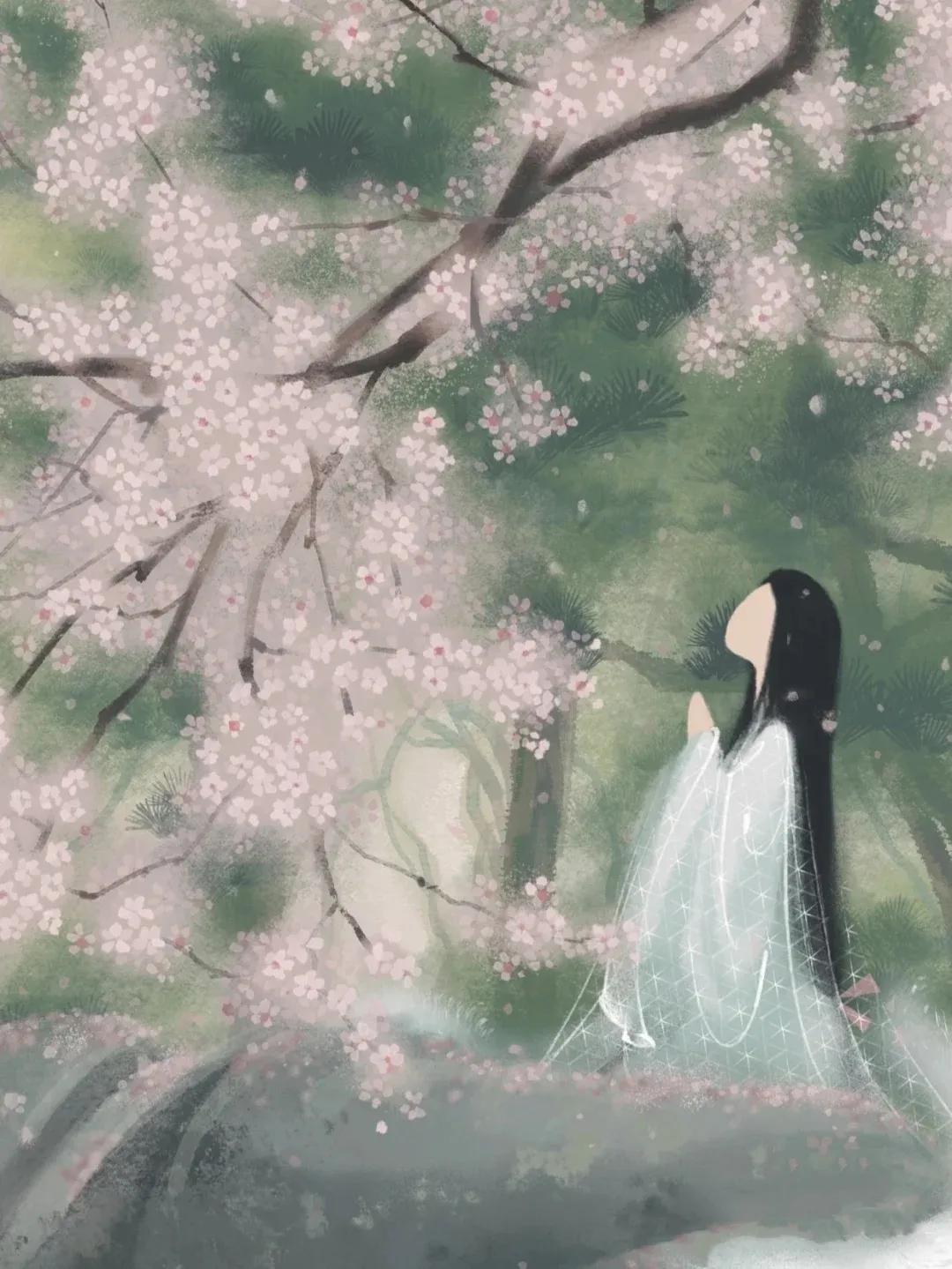 六首古诗词：花影、月影与人影，就这样撩动一帘幽梦里的影影绰绰(图6)