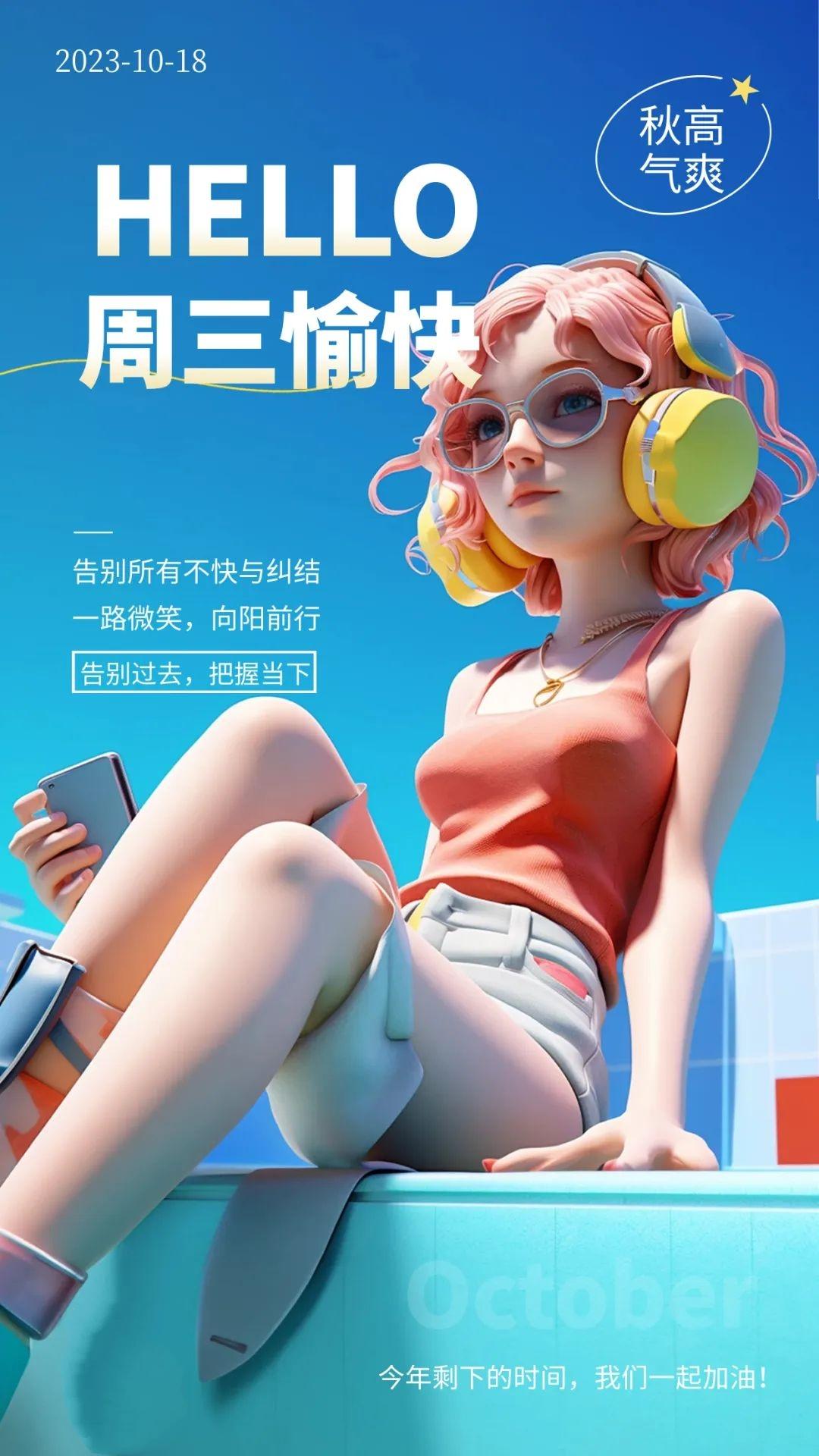 「2023.10.18」早安心语，正能量超棒精美语录句子，祝福问候图片(图56)