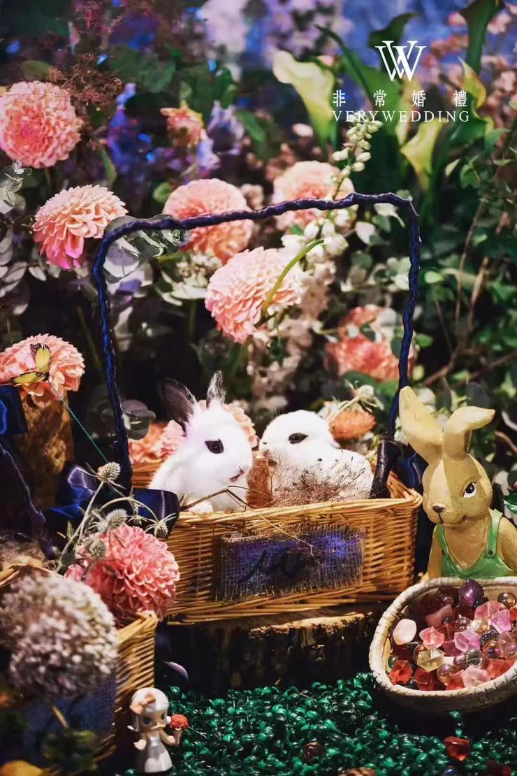 充满生机神秘浪漫的森系主题婚礼，一如初见你般纯粹自然(图10)