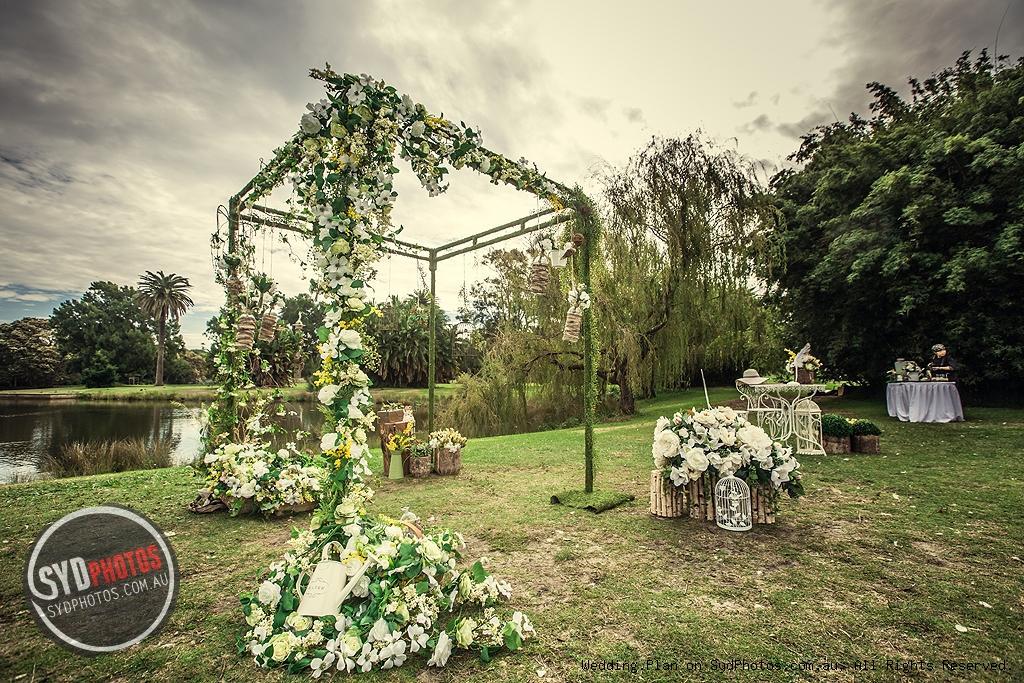 林间蜜语——低调雅致的“森系婚礼”布置(图15)