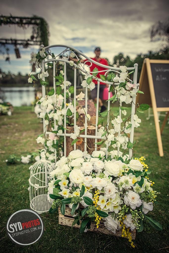 林间蜜语——低调雅致的“森系婚礼”布置(图19)