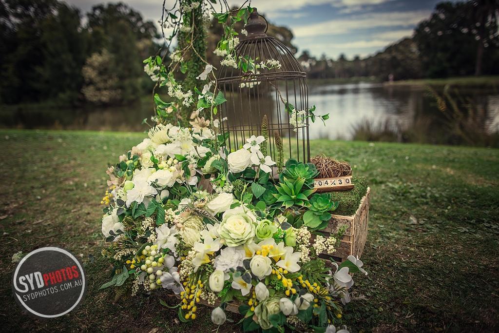 林间蜜语——低调雅致的“森系婚礼”布置(图21)