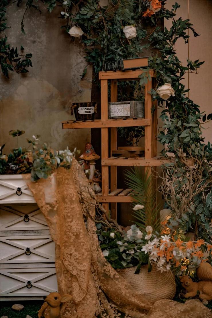 森林绿搭配阳光橙,一场自然原生态的森系婚礼(图6) 森林绿搭配阳光橙,一场自然原生态的森系婚礼(图6)