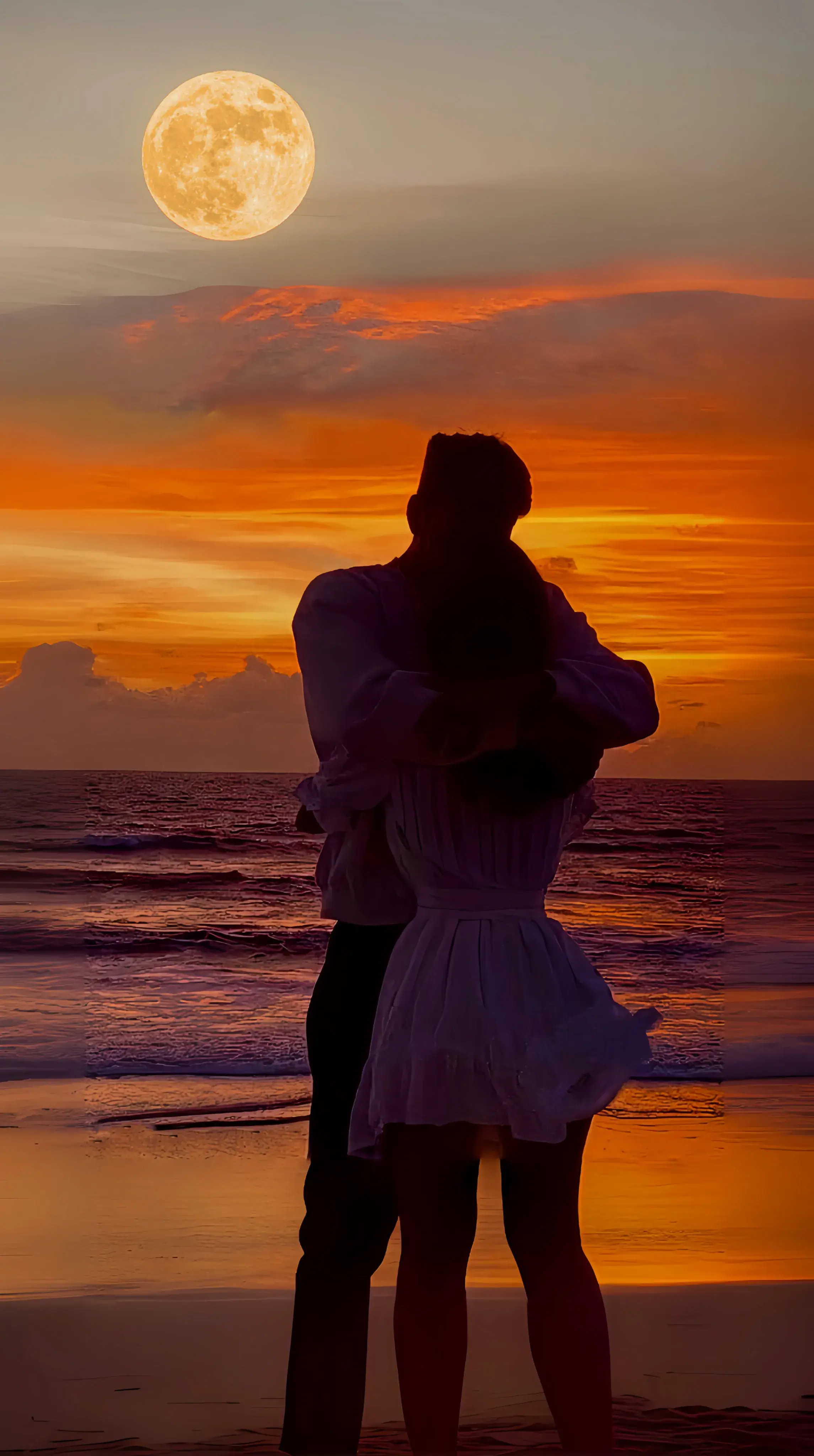 《月夜思乡，心中故乡》（作者：卢明亮）(图1)