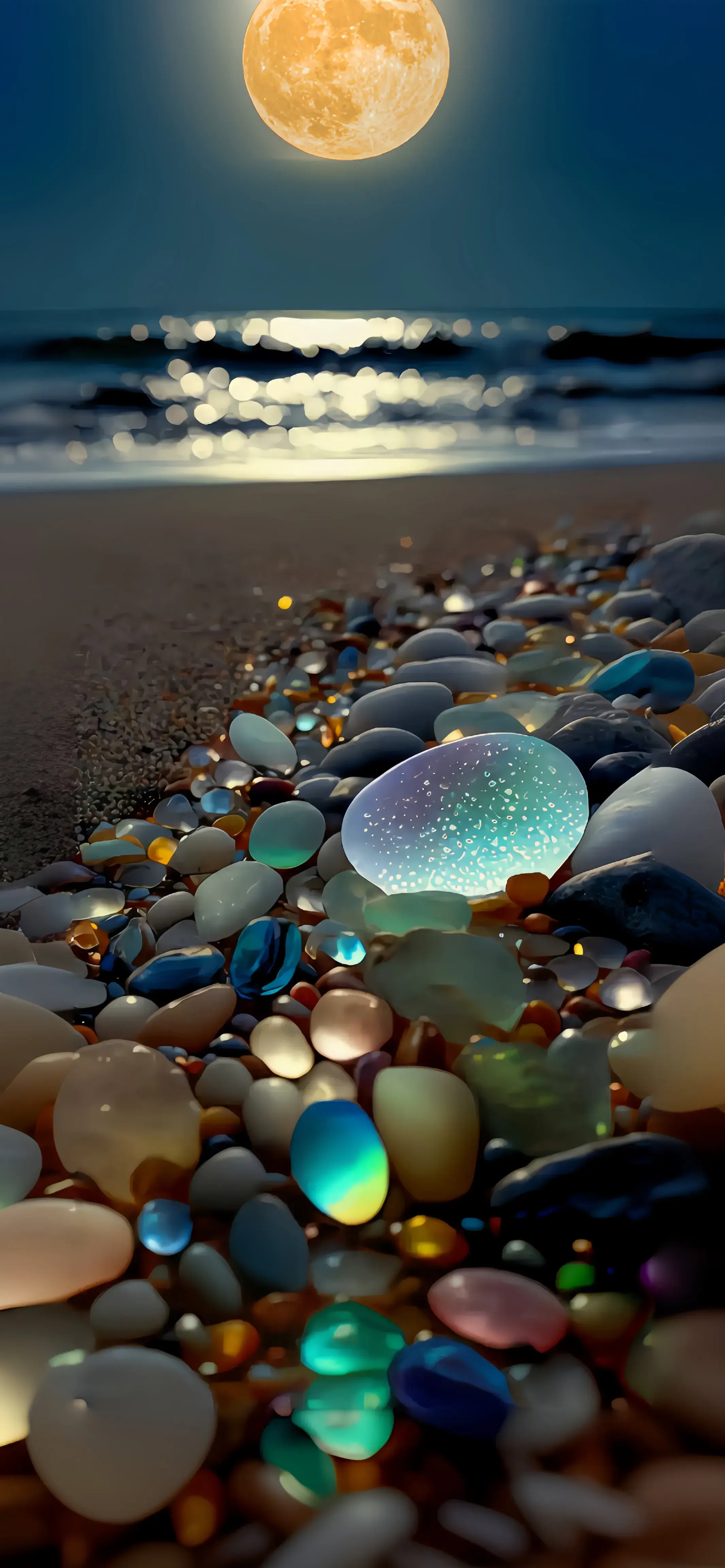 《月夜思乡，心中故乡》（作者：卢明亮）(图4)