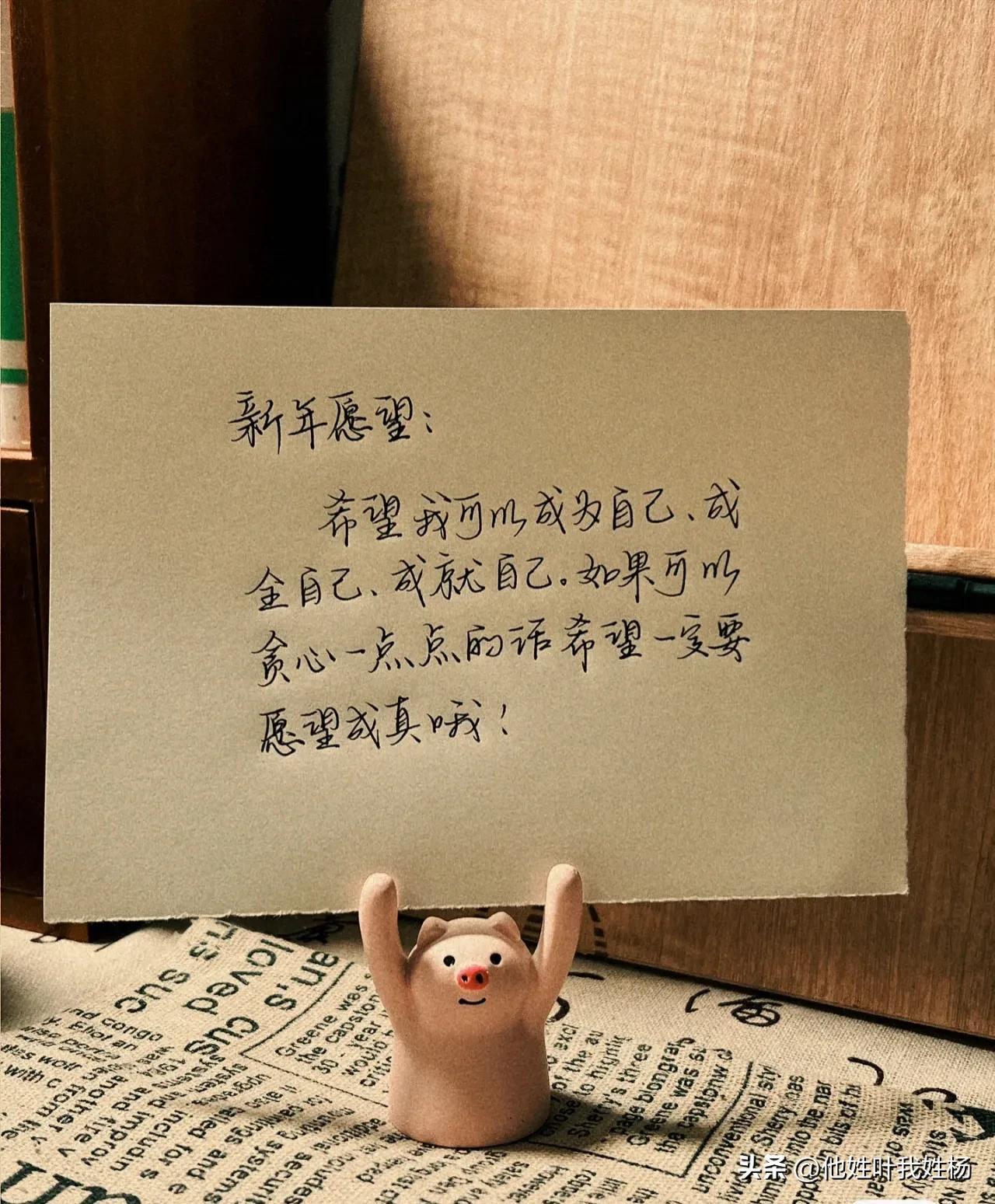 新年愿望高级文案(图4)