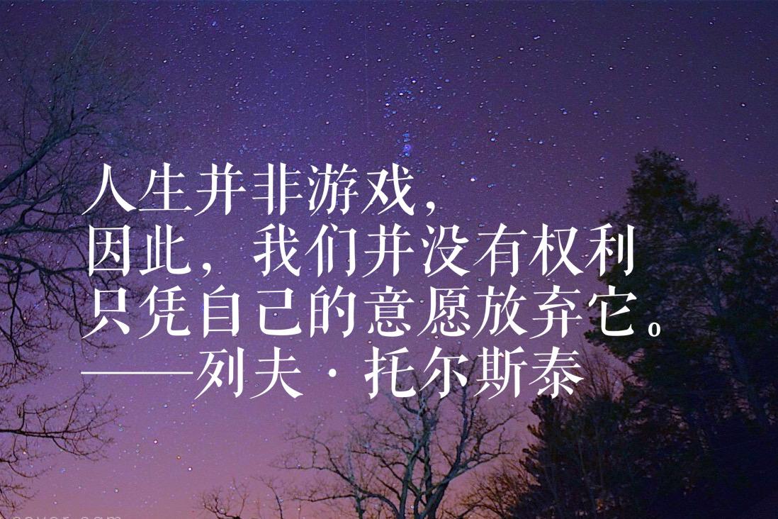 托尔斯泰十句名言，句句质朴细腻，笔触奔放，读完绝对让你佩服他(图4)