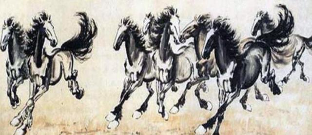 《想当年,金戈铁马,气吞万里如虎》古诗中《写马名句》(图10) 《想当年,金戈铁马,气吞万里如虎》古诗中《写马名句》(图10)