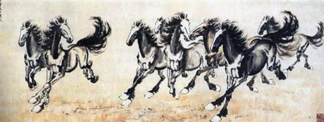 《想当年,金戈铁马,气吞万里如虎》古诗中《写马名句》(图16) 《想当年,金戈铁马,气吞万里如虎》古诗中《写马名句》(图16)