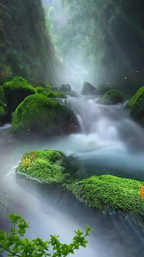 群山重重叠叠，景色美如天际，壮观(图12)