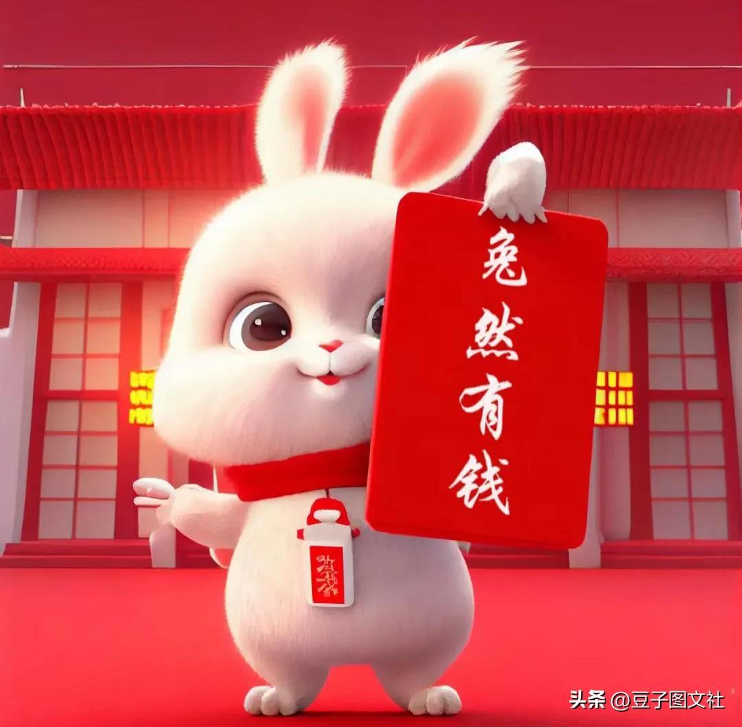 2023新年朋友圈文案+配图，可爱兔兔来袭！(图6)