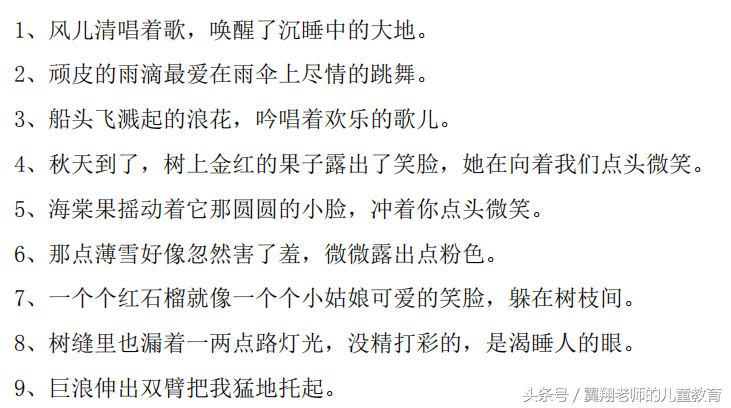 如何把句子写漂亮?三年级比喻,拟人这么练,肯定能够快速提高(图4) 如何把句子写漂亮?三年级比喻,拟人这么练,肯定能够快速提高(图4)