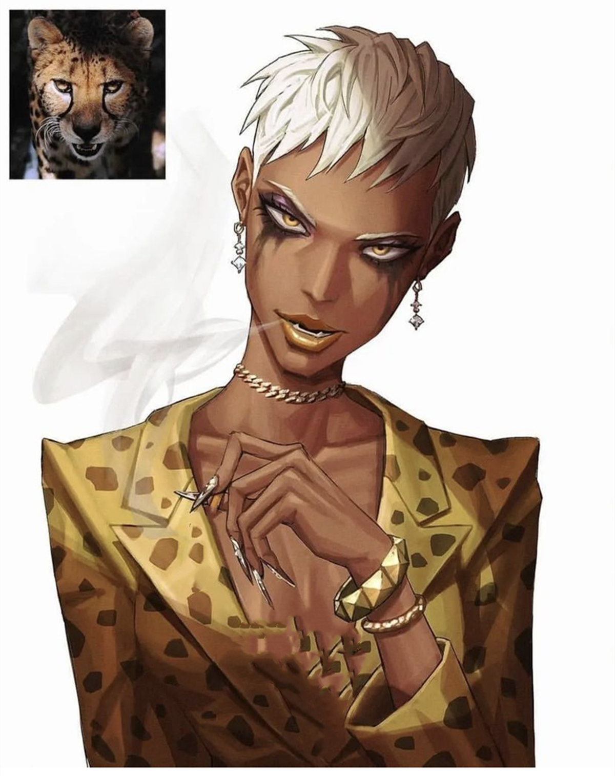 动物拟人化成各种二次元女角色，可爱与帅气，你更偏向于哪一种(图3)