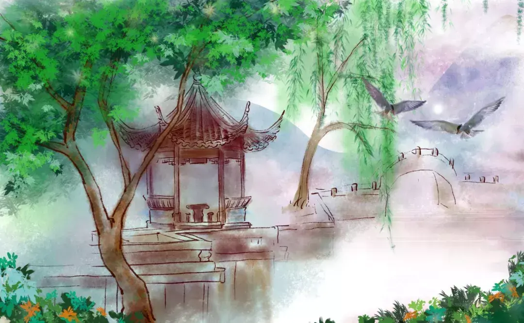 梨花带雨、水木清华、岸芷汀兰：唯美的古风成语，美哭了(图50)