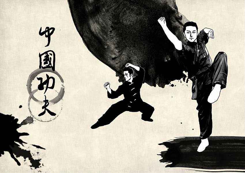 文有太极安天下，武有八极定乾坤！中华武术博大精深，修武先修德(图1)