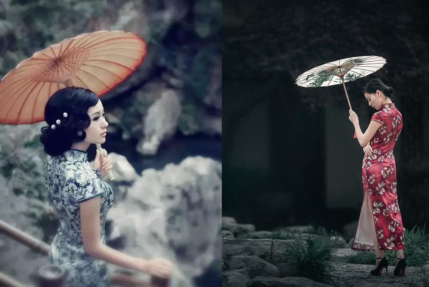 旗袍之美低吟浅唱着一曲江南风情，暗香流韵(图10)