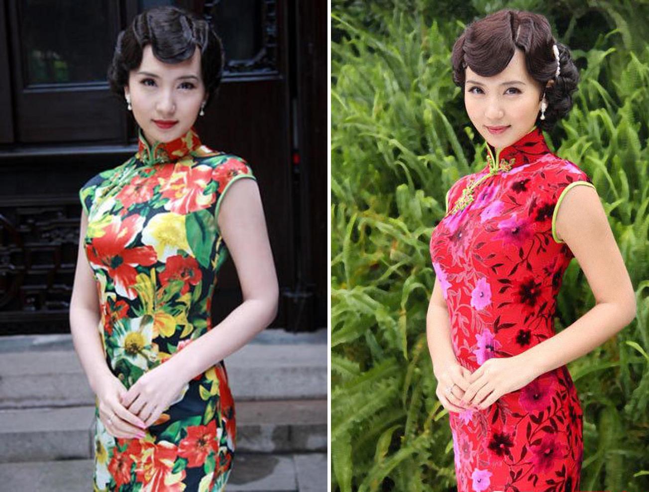 旗袍之美低吟浅唱着一曲江南风情，暗香流韵(图13)