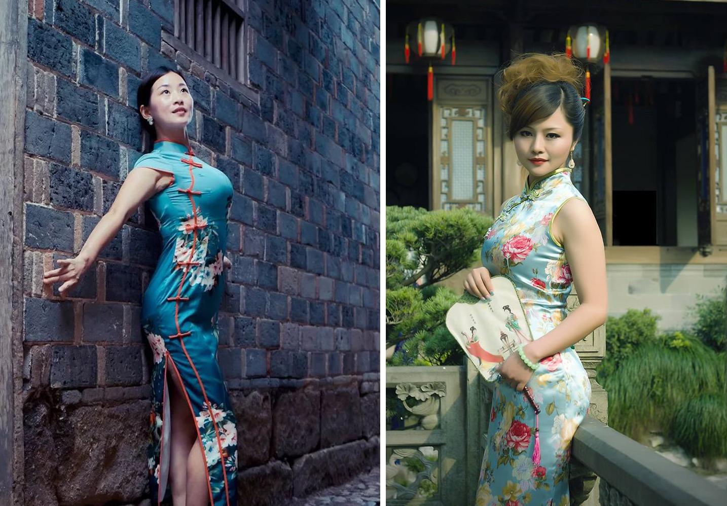 旗袍之美低吟浅唱着一曲江南风情，暗香流韵(图16)