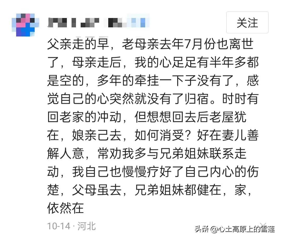 父母在，人生尚有来处，父母亡，人生只剩归途，你的一生有遗憾吗(图6)