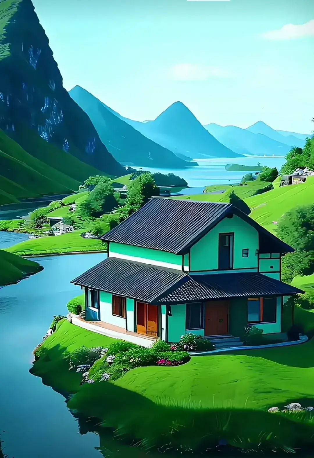 心中无烦，心自安；放下昨天，风云淡，静心看世界，事事皆美好(图2)