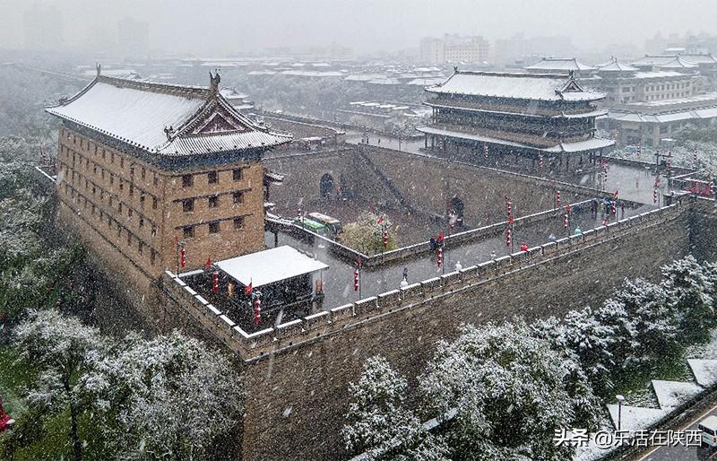 风花雪月自风雅，满心欢喜，一朝雪落，西安秒变长安(图6)