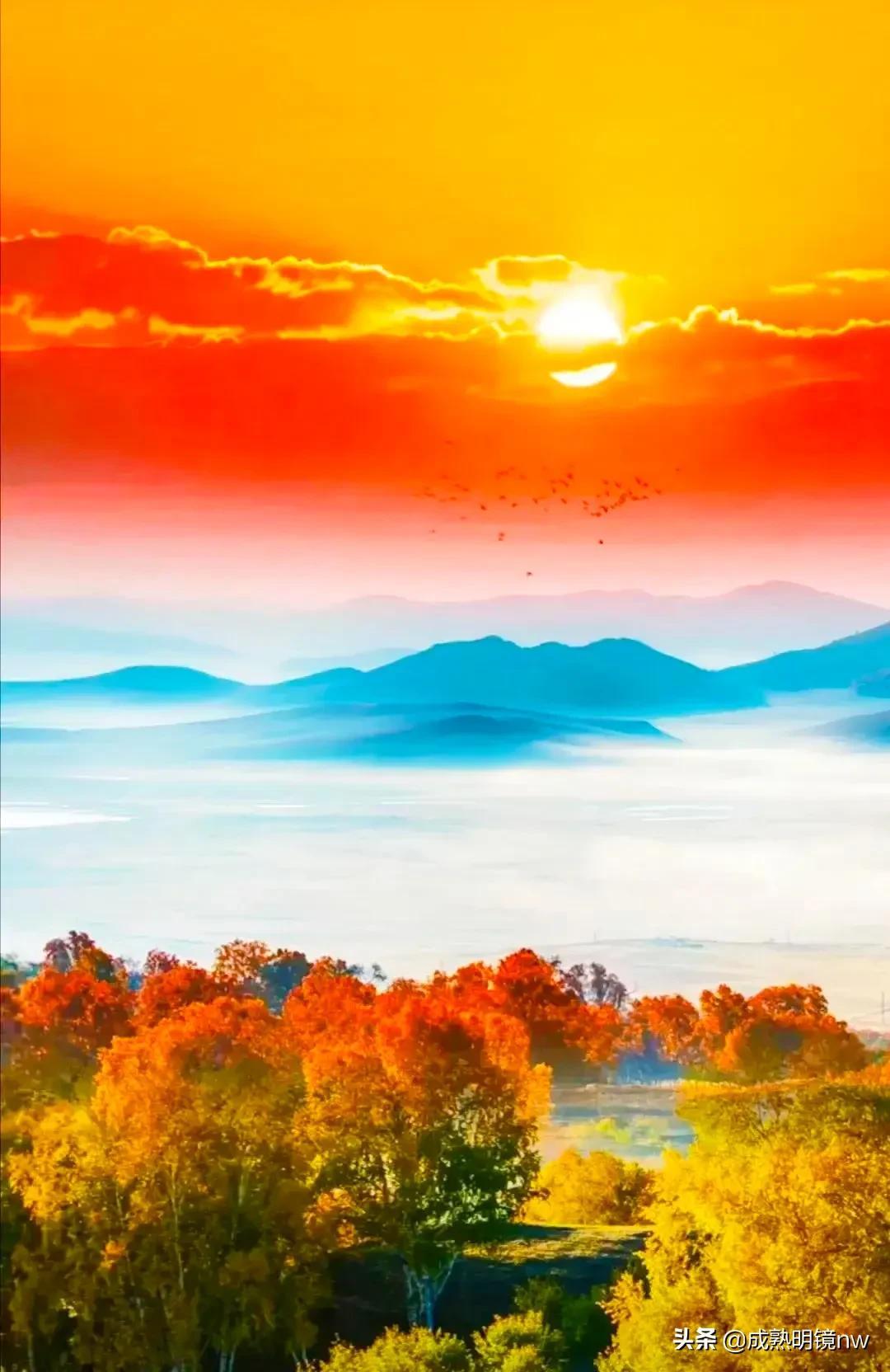 霞光万丈，光彩夺目，璀璨光辉的旭日东升美图欣赏(图29)