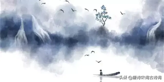 8首诗词叹红尘，隔断红尘三十里，白云红叶两悠悠！(图3)