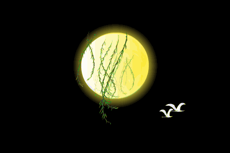 静夜，思绪在月色下缱绻，在文字里缠绵(图1)