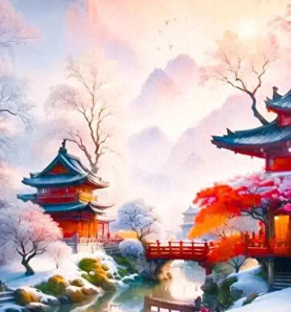 10句绝美咏雪诗词，写尽雪之美，却不带一个雪字，唯美了整个冬(图1)