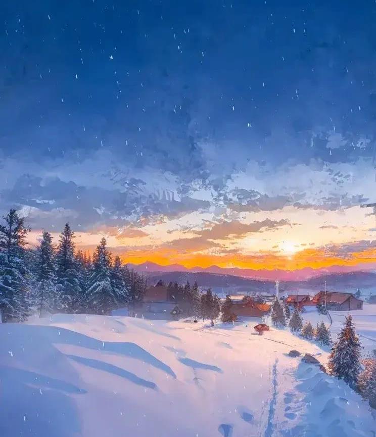 10句绝美咏雪诗词，写尽雪之美，却不带一个雪字，唯美了整个冬(图4)