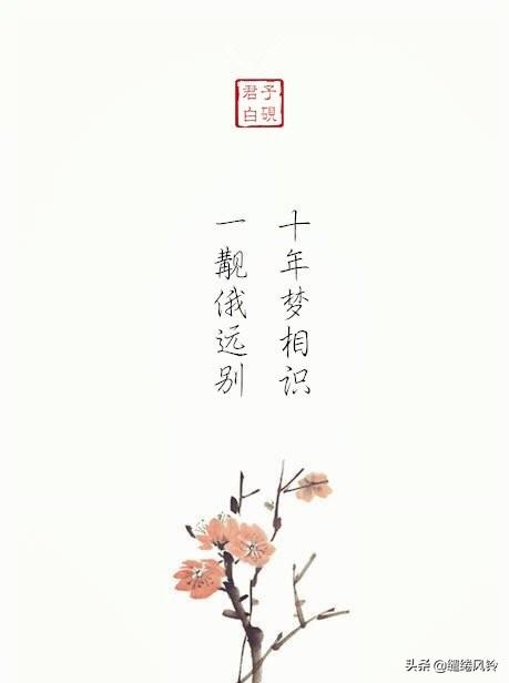 九首古诗词里的“十年”：背灯和月就花阴，已是十年踪迹十年心！(图2)