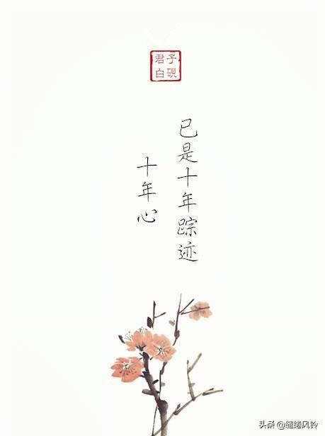 九首古诗词里的“十年”：背灯和月就花阴，已是十年踪迹十年心！(图8)