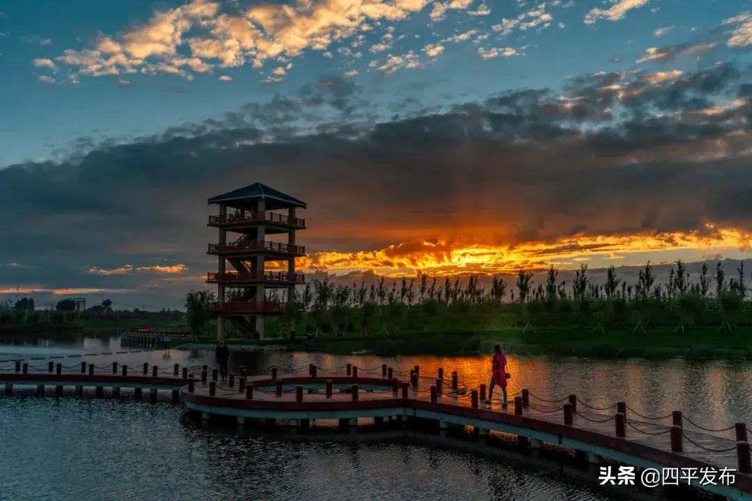 【映像四平⑦】波光潋滟，惊动了时光，美丽了四季(图40)