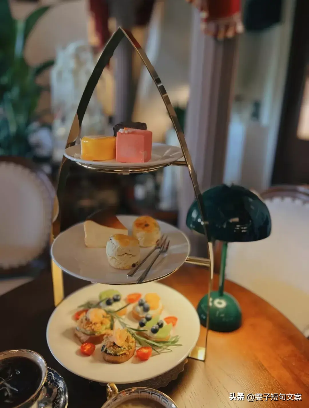 下午茶有趣治愈文案~文案被下午茶吃掉了，只剩下快乐与甜甜的我(图4)