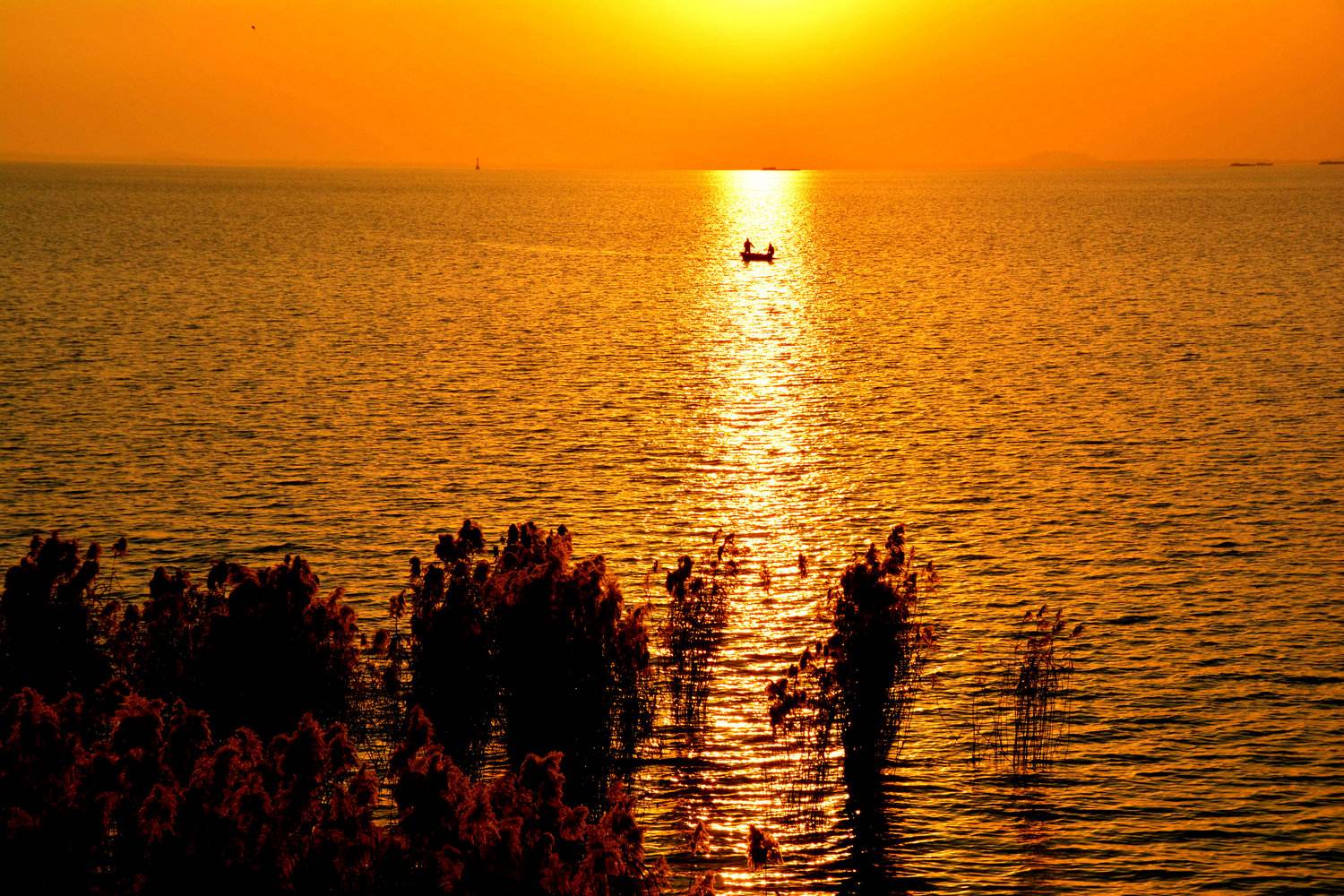 秋天的夕阳，醉天地，美人间。(文)(图3)