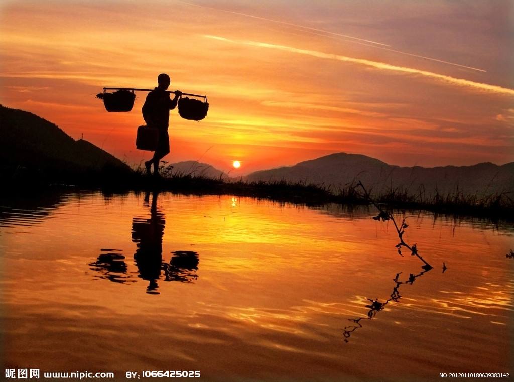 秋天的夕阳，醉天地，美人间。(文)(图4)
