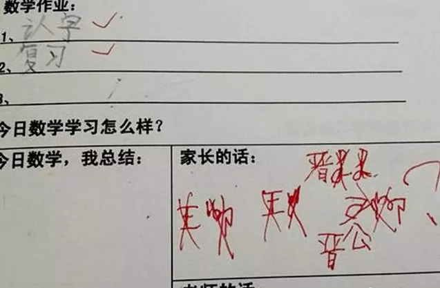 小学生“仿造”家长签名，太有才了！尤其最后一位(图2)