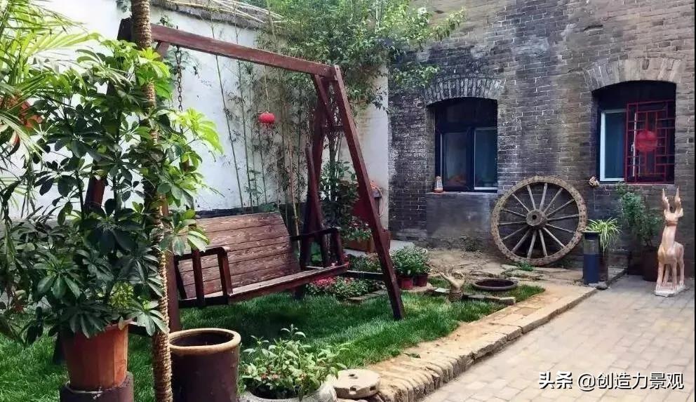 有一小院，种满繁花，天上有月，人间有你，这就是理想生活的模样(图4)