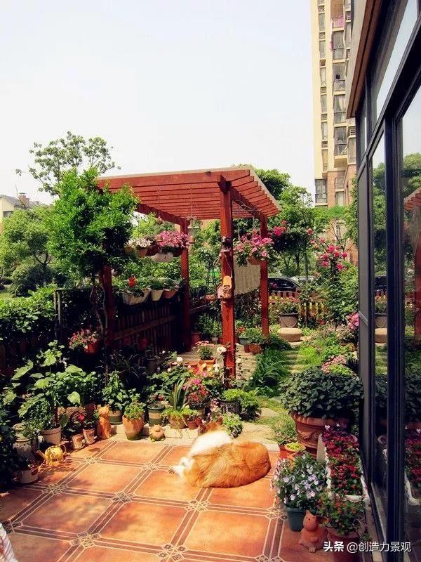 有一小院，种满繁花，天上有月，人间有你，这就是理想生活的模样(图7)