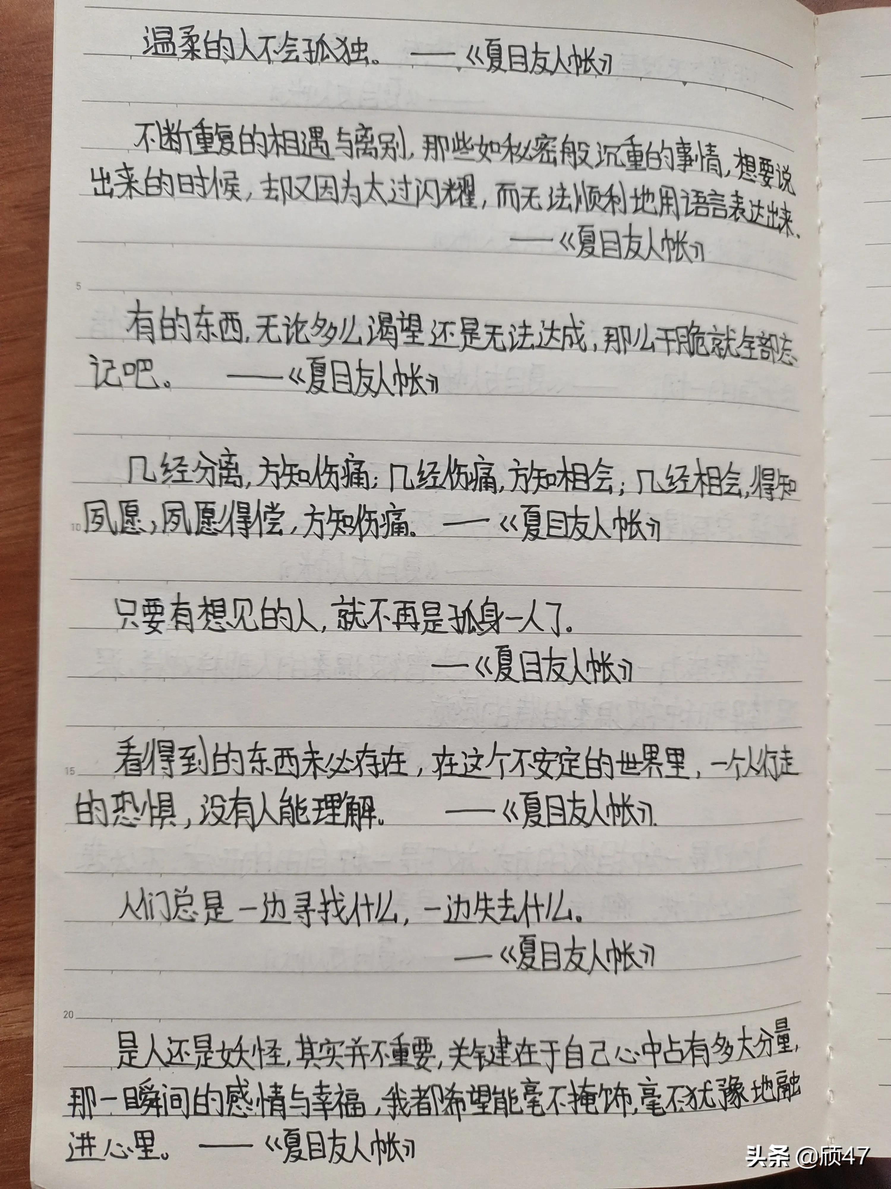 《夏目友人帐》金句摘抄，谁不喜欢温柔的夏目和傲娇的猫咪老师呢(图4)