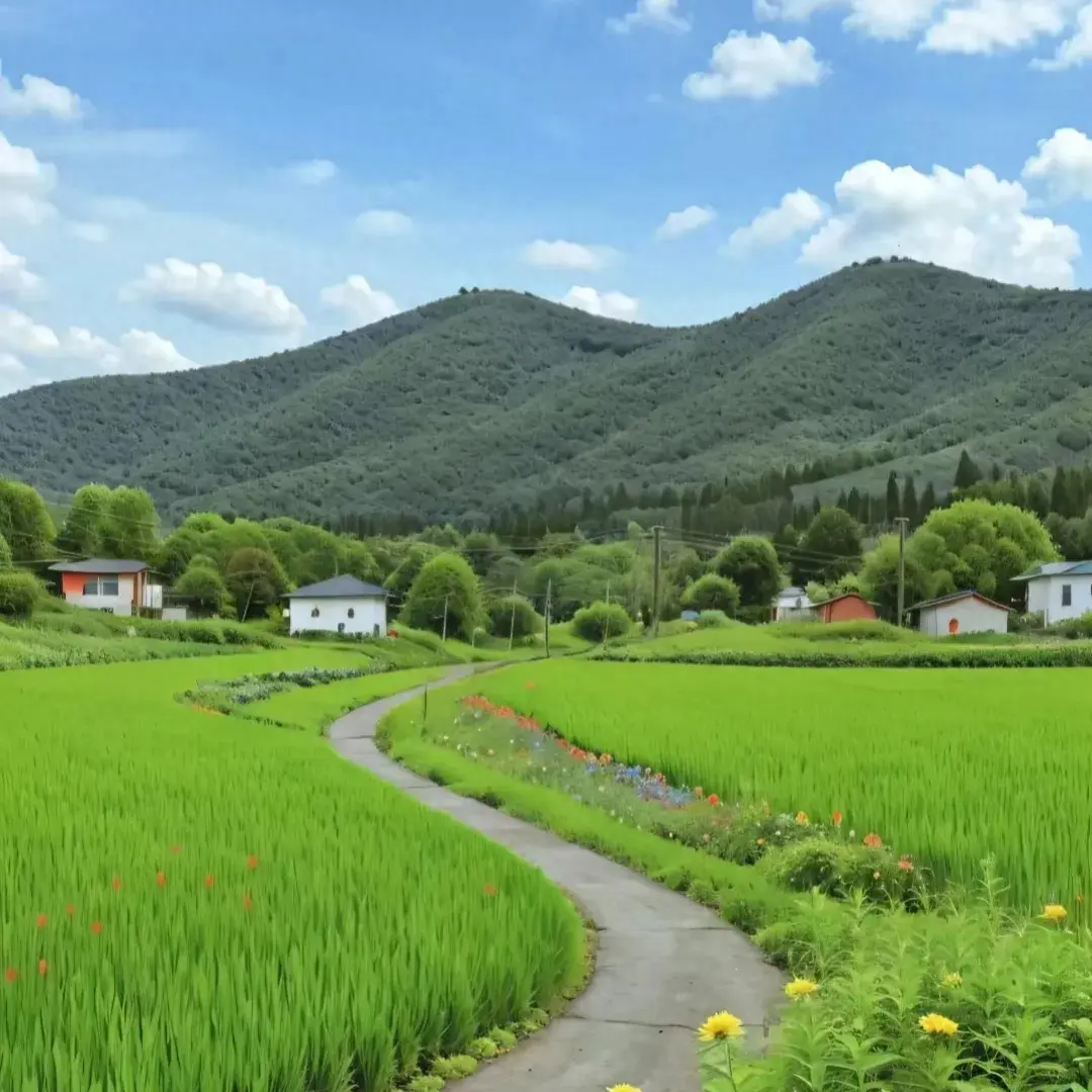 轻描淡写乡间自然风光的美好句子(图1)