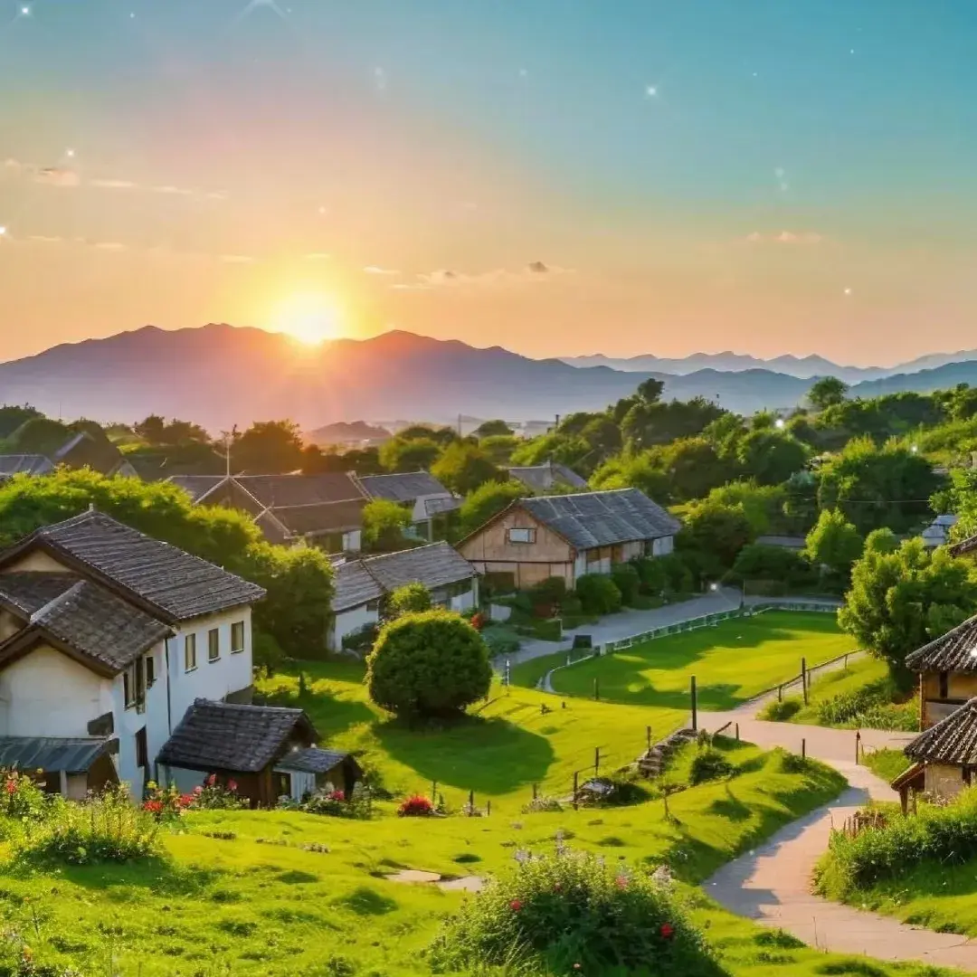 轻描淡写乡间自然风光的美好句子(图5)