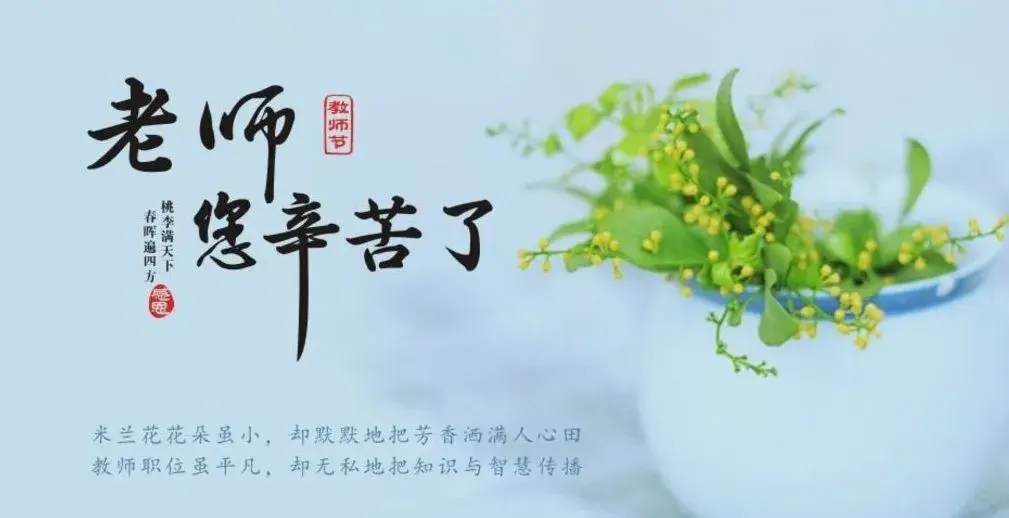 教师节感恩感谢老师10大朋友圈精彩感人祝福语(图2)