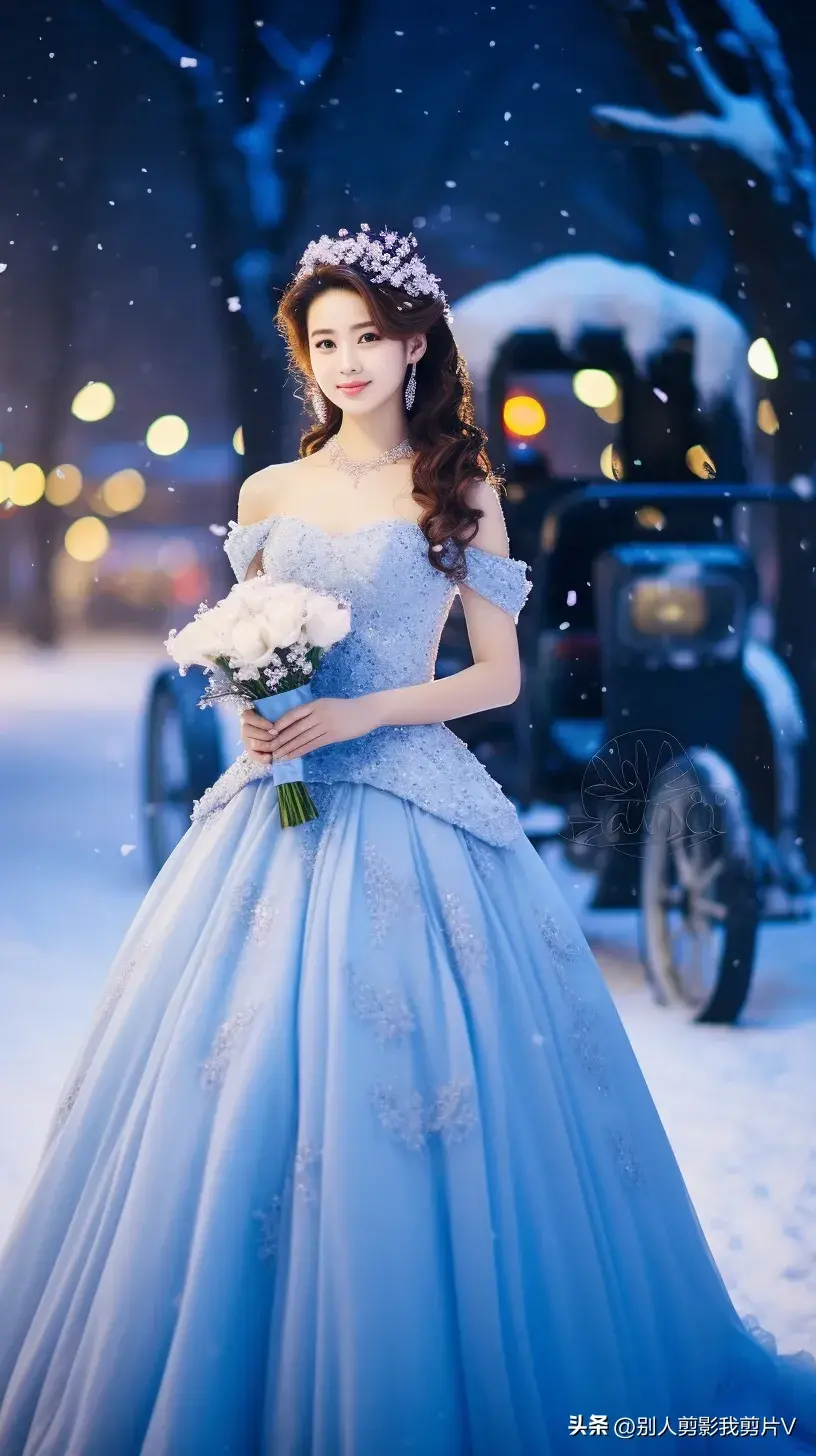 AI绘画｜冰雪气质绝美女子(图11)