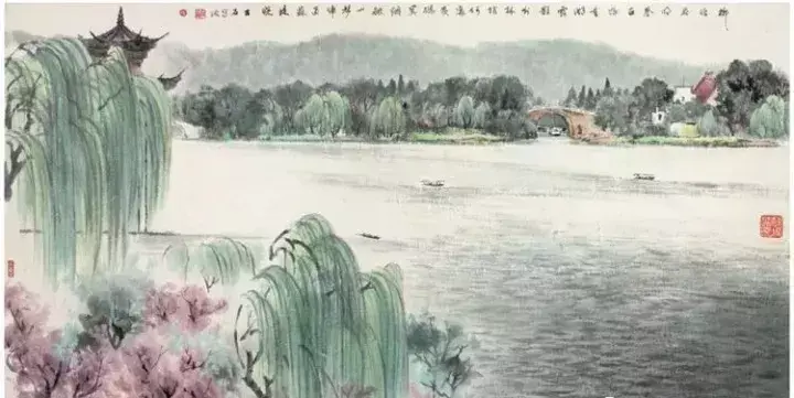 西湖之美：南高峰，北高峰，一片湖光烟霭中(图3)