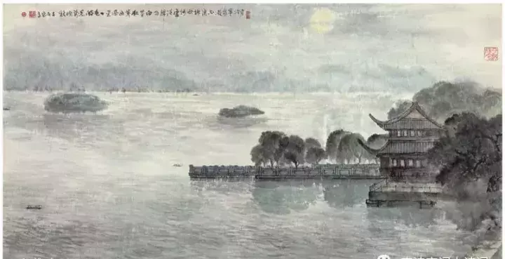 西湖之美：南高峰，北高峰，一片湖光烟霭中(图4)