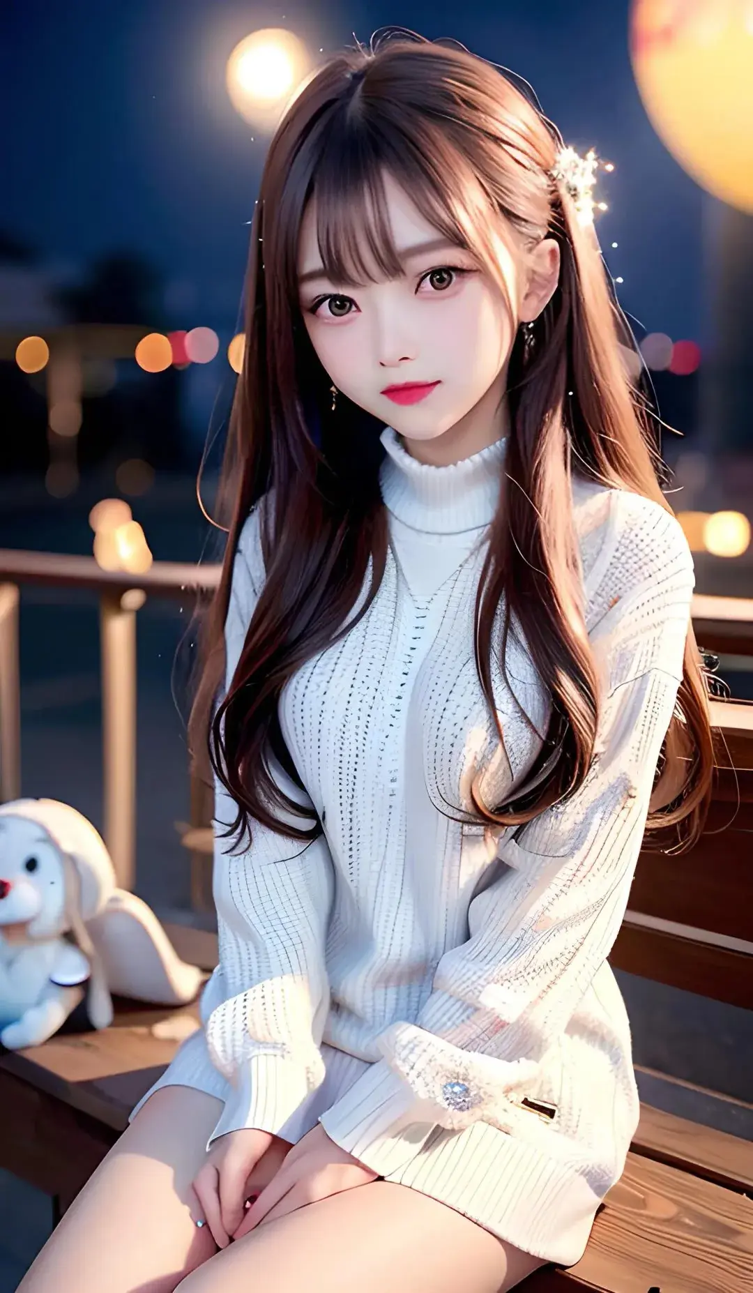 白衣长发，清丽如雪。《白衣如雪，长发飘逸》 在一个...(图3)