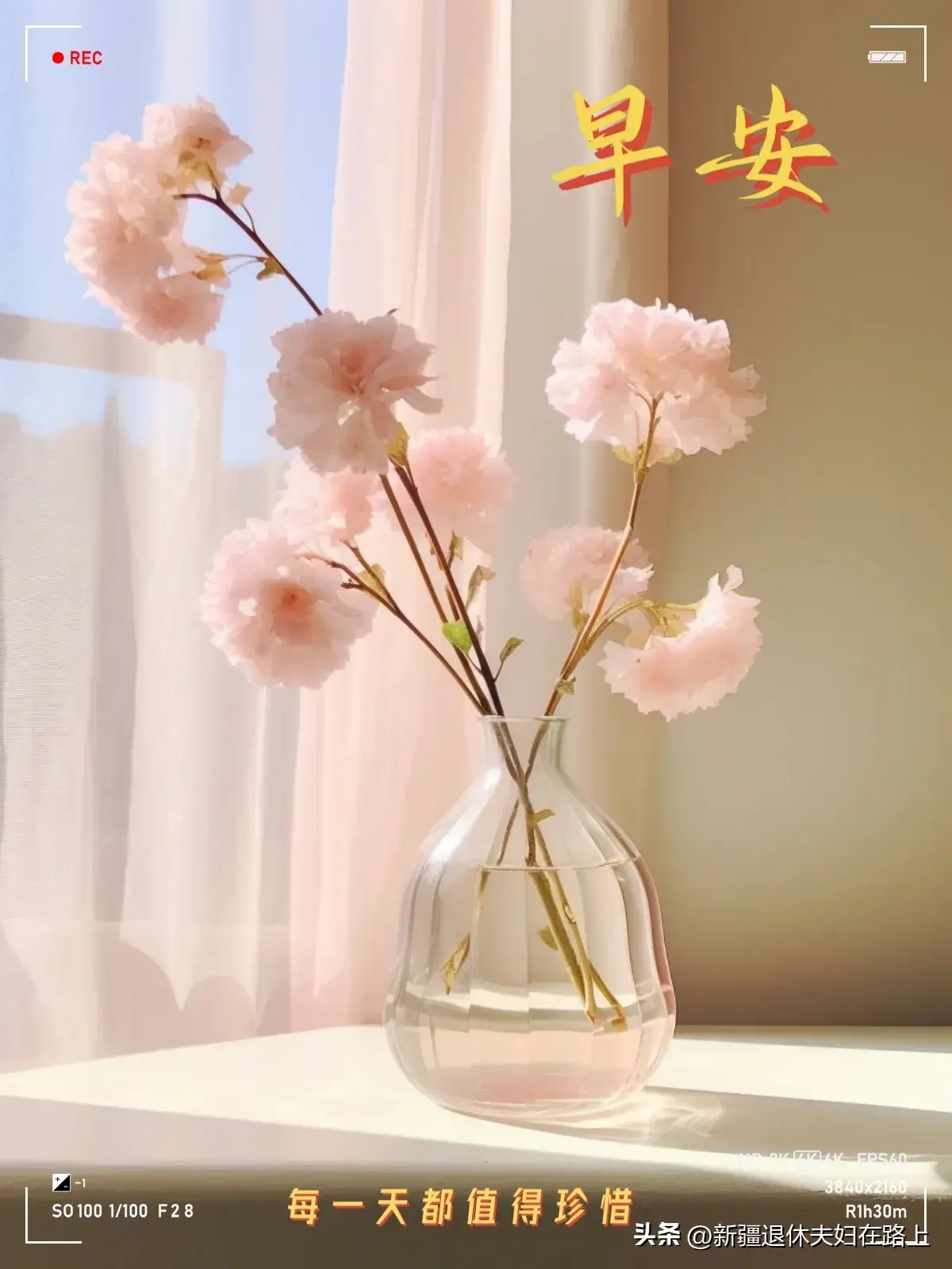 30句精选早安暖心句子带精美日签，祝你开心快乐每一天(图5)