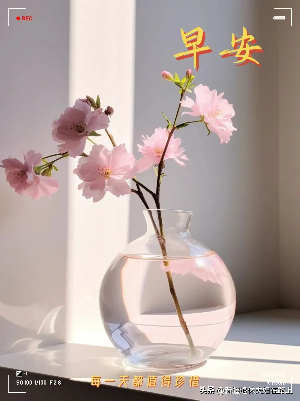 30句精选早安暖心句子带精美日签，祝你开心快乐每一天(图6)