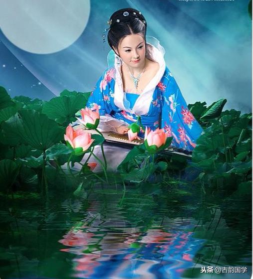 107句形容女子柔美的经典古诗词：柳腰春风过，百鸟随香走(图3)